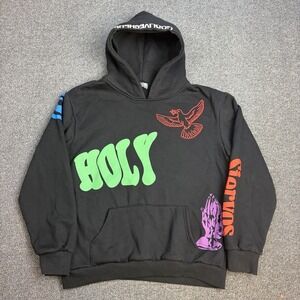 Holy Siervos On Earth as it is in Heaven Kanye West HBat Hoodie Size Large